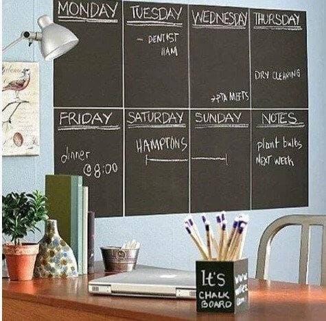 

Самоклеющаяся пленка для рисования мелом Black Board Sticker, доска для рисования мольберт для рисования мелом