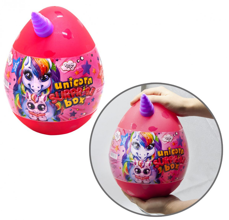

Набор для творчества в яйце "Unicorn Surprise Box" USB-01-01U для девочки (Розовый)