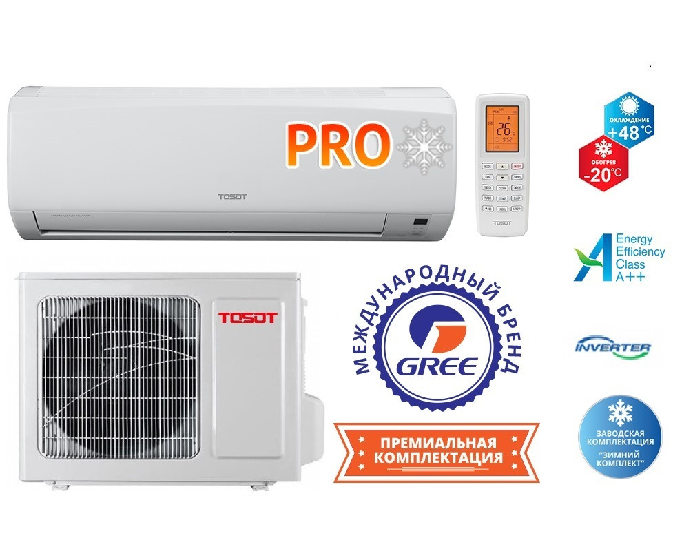 

Кондиционер сплит-система Tosot GREE GK-09NPR NORTH Inverter PRO