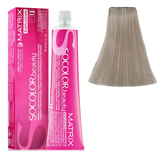 Крем-фарба для волосся Matrix Socolor Beauty №10SP Дуже світлий попелястий блонд 90 мл