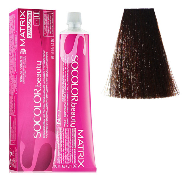 Крем-фарба для волосся Matrix Socolor Beauty №4М Шатен мокко 90 мл