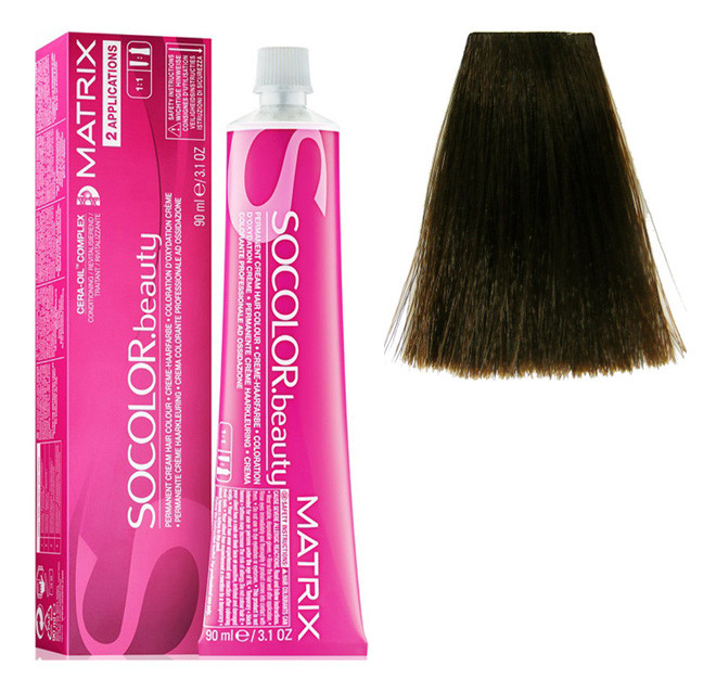 Крем-фарба для волосся Matrix Socolor Beauty №5N Світлий шатен 90 мл