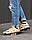 Чоловічі кросівки Adidas Niteball Шкіряні Бежеві, фото 3