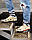 Чоловічі кросівки Adidas Niteball Шкіряні Бежеві, фото 6