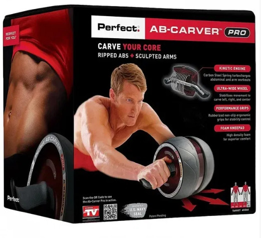 

Ролик Для Преса Колесо Тренажер Для Преса PERFECT AB Carver Pro