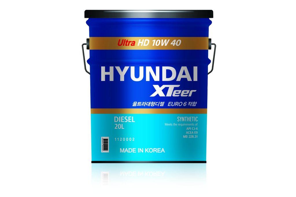 

Масло ДВС 10W-40 Xteer HYUNDAI диз, Ultra HD СJ-4/SL, 20л, п/синт