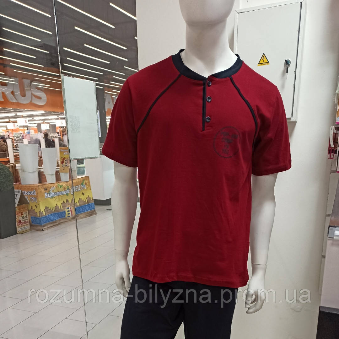 

Піжама чоловіча футболка+штани, бавовна. ТМ SEYKO. M. L. XL. XXL