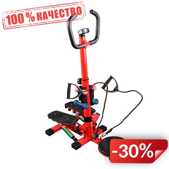 

Многофункциональный степпер с гантелями Twister Stepper Красный (5819