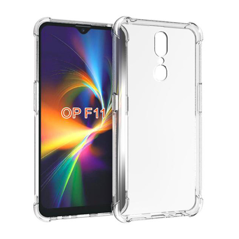 

TPU чехол Epic Ease с усиленными углами для OPPO F11 / A9 / A9X, Прозрачный / transparent