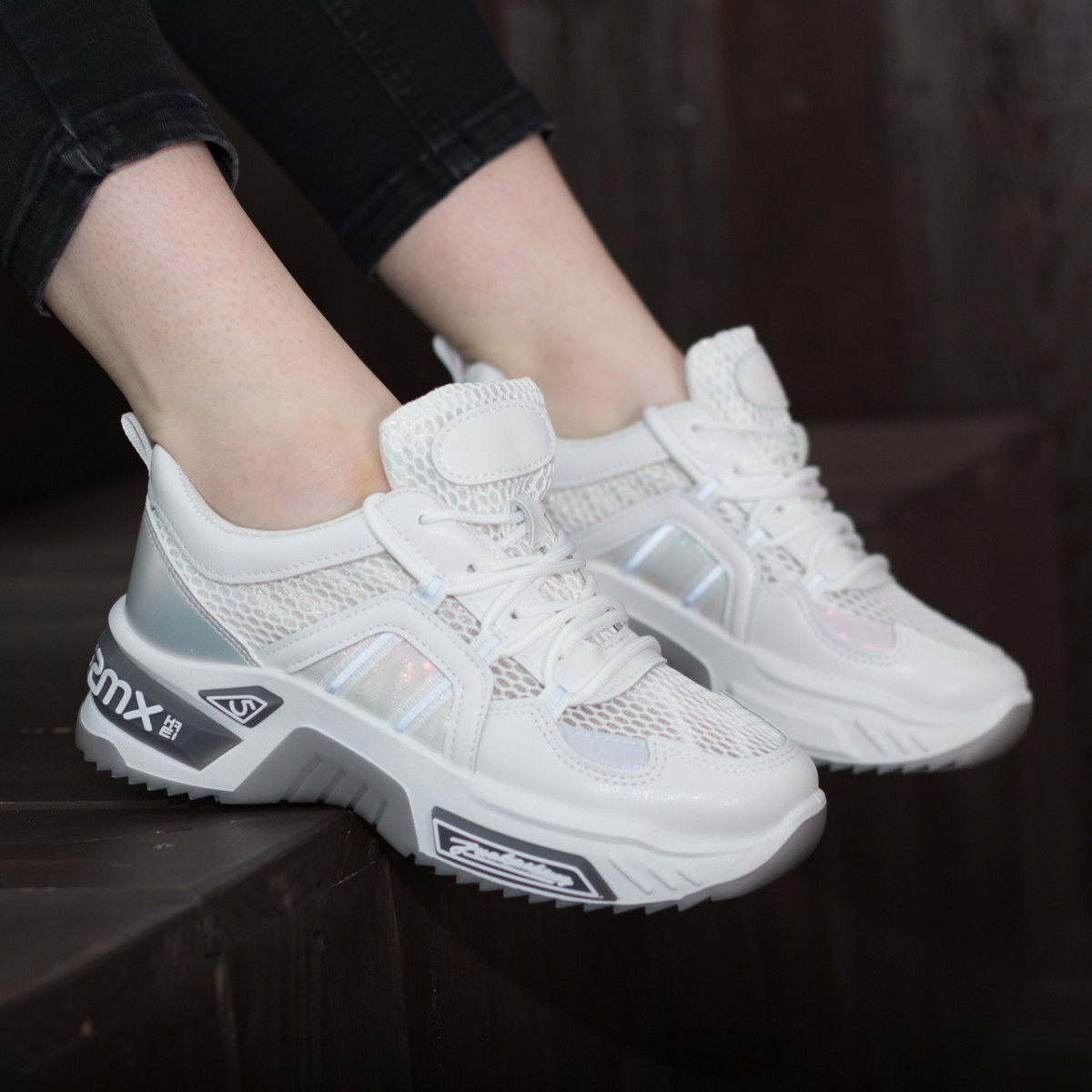 

Кроссовки женские Fashion Fabian 2793 38 размер 24,5 см Белый