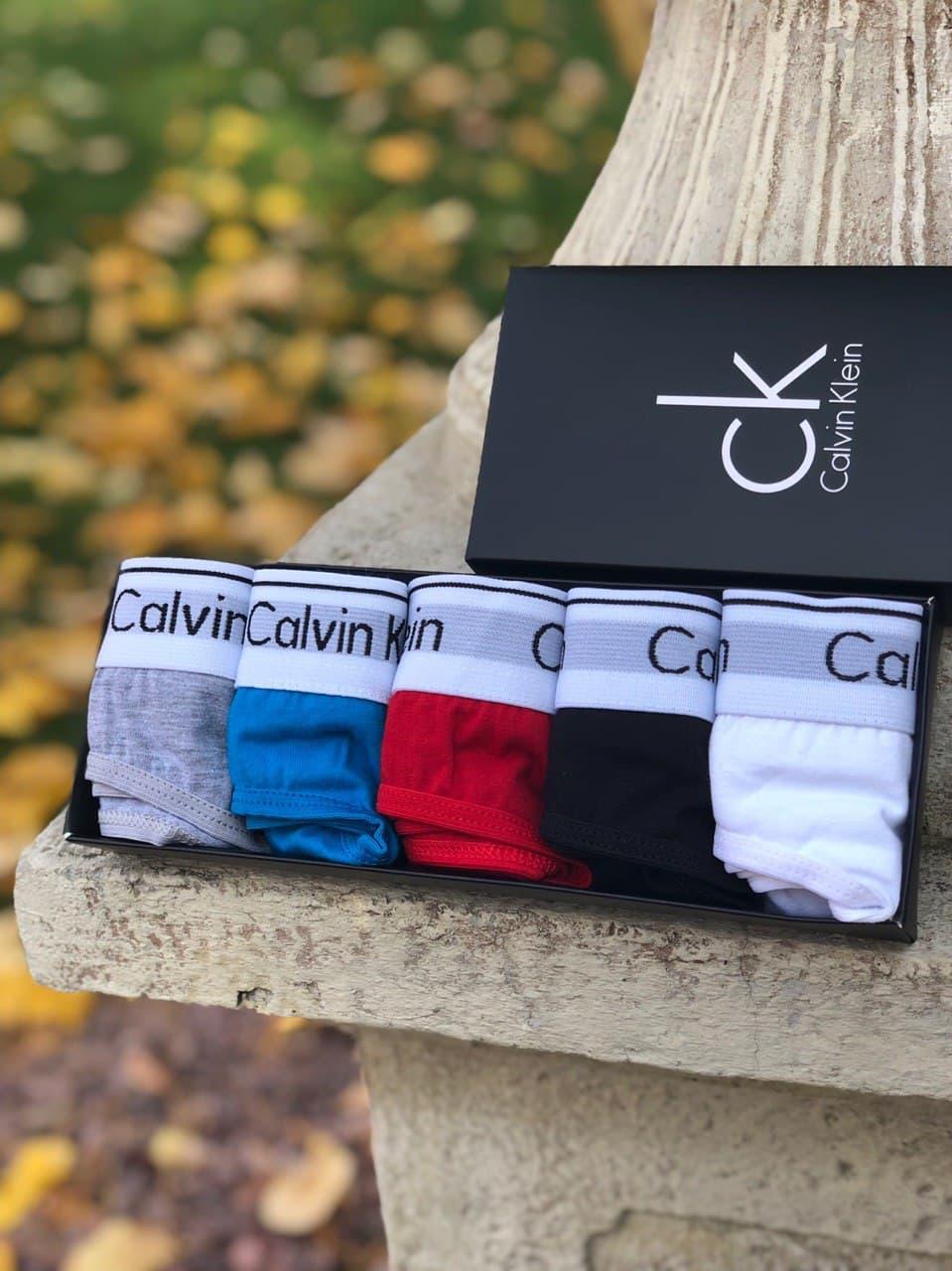 

Набор женских стрингов Calvin Klein (5 шт) Кельвин Кляйн Розовый, XL