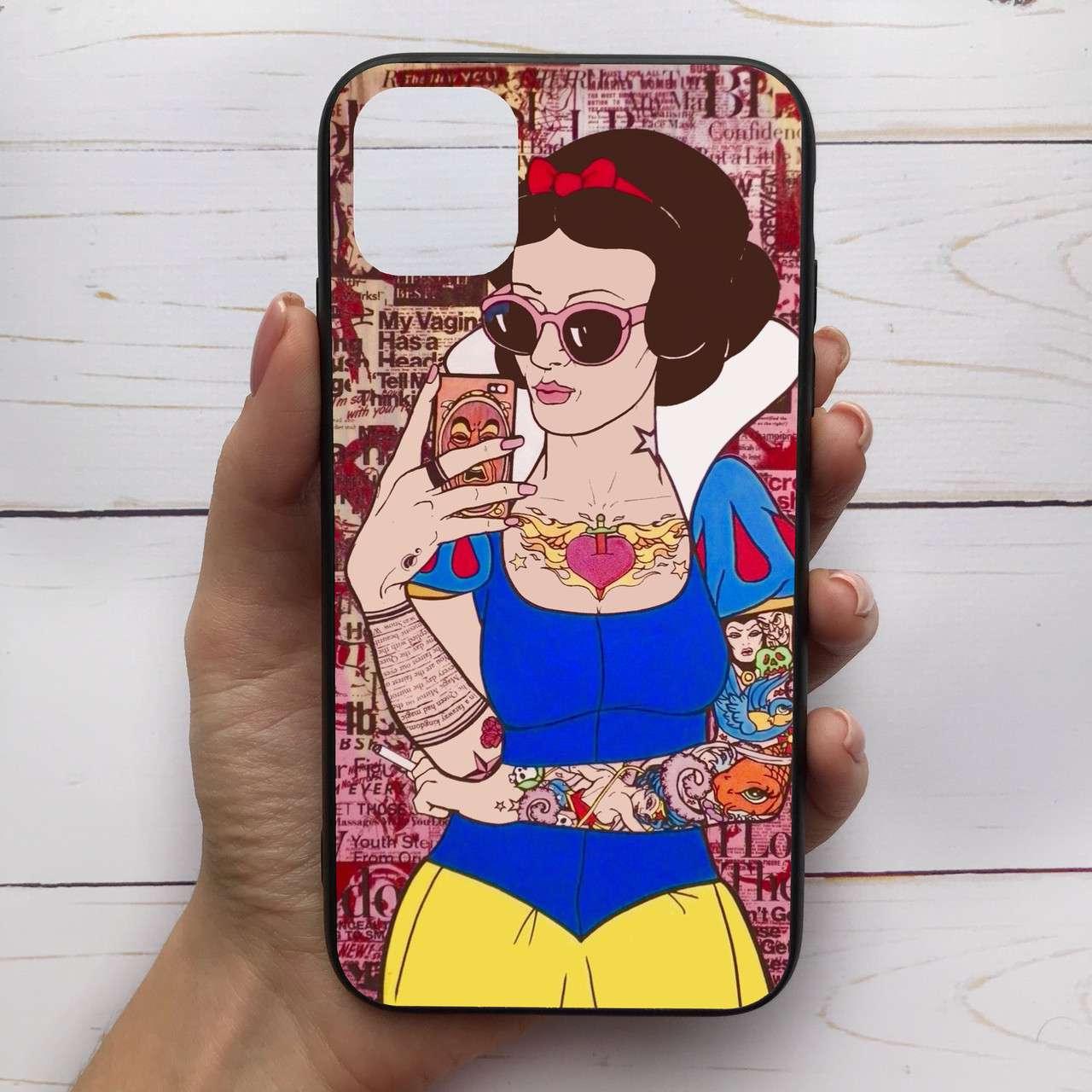 

✅✅✅ Чехол Mood для iPhone 11 Pro с рисунком Дерзкая Белоснежка селфи =КОД=А68-286609, Разные цвета