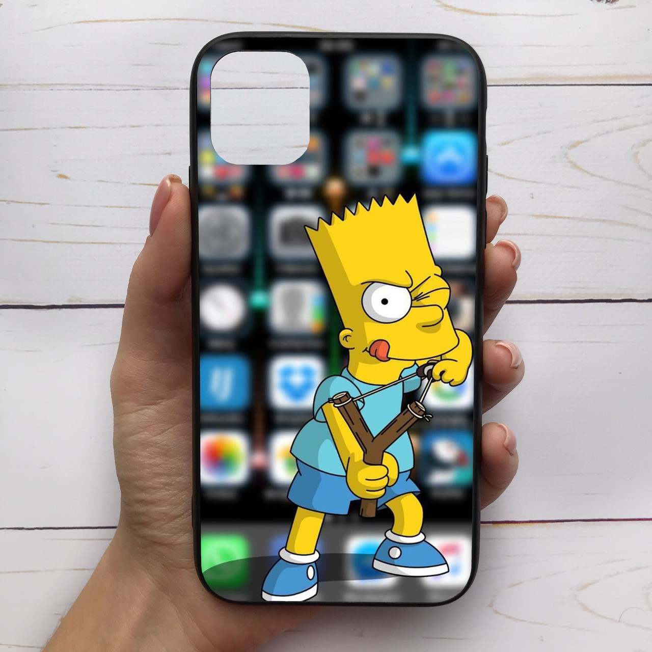 

✅✅✅ Чехол Mood для iPhone 11 с рисунком Барт Симпсон =КОД=А68-284751, Разные цвета