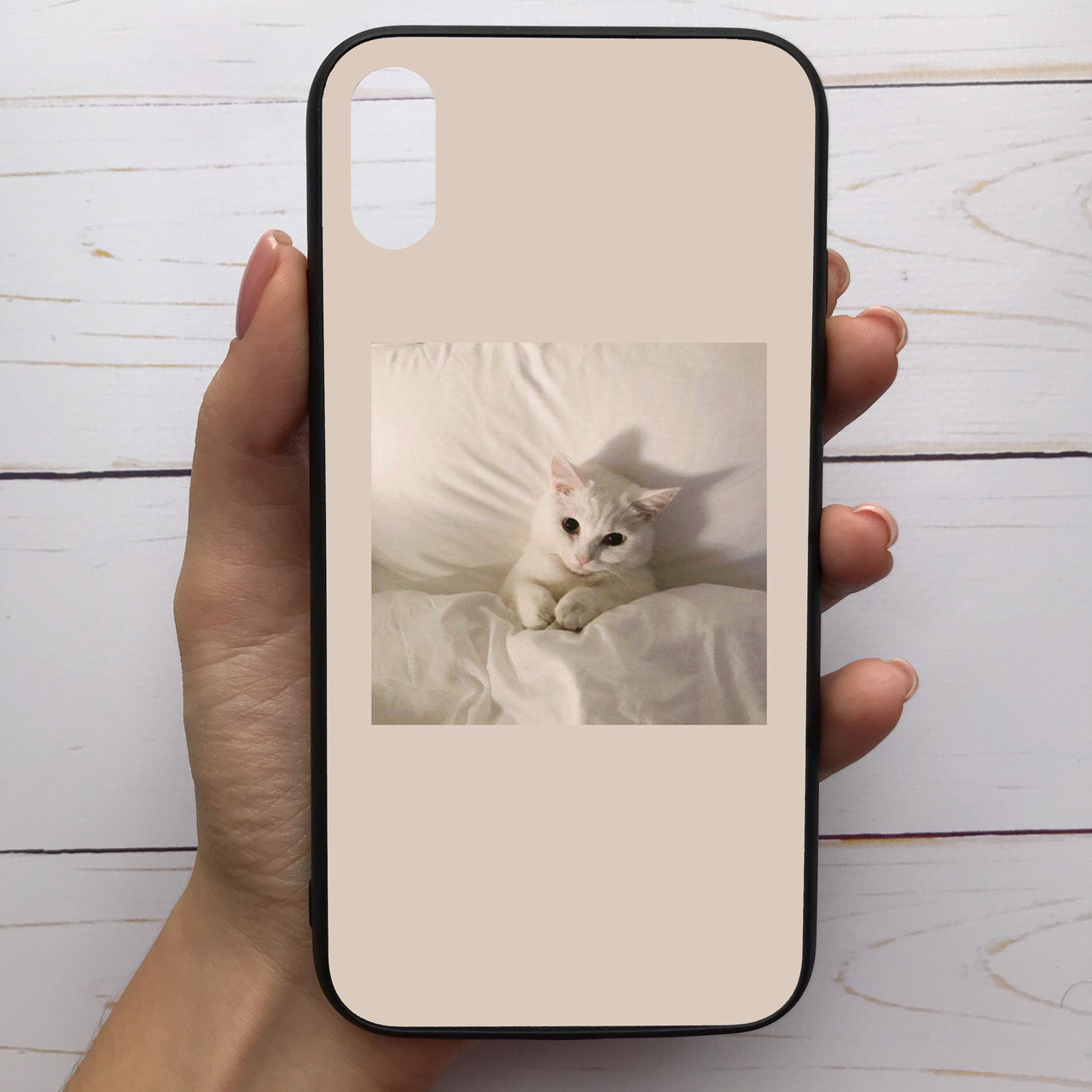 

✅✅✅ Чехол Mood для iPhone Xs Max с рисунком Кот под одеялком =КОД=А68-286181, Разные цвета