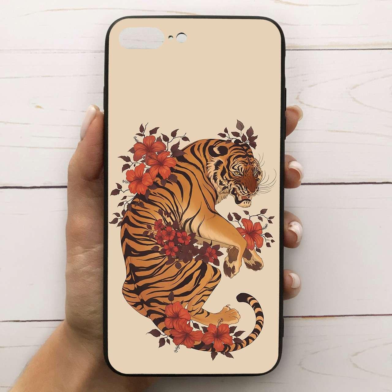

✅✅✅ Чехол Mood для iPhone 7 Plus/8 Plus с рисунком Тигр =КОД=А68-287279, Разные цвета