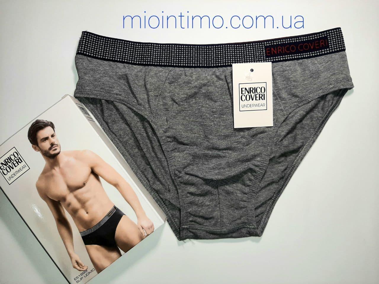 

Трусы мужские слипы Enrico Coveri XL, серый
