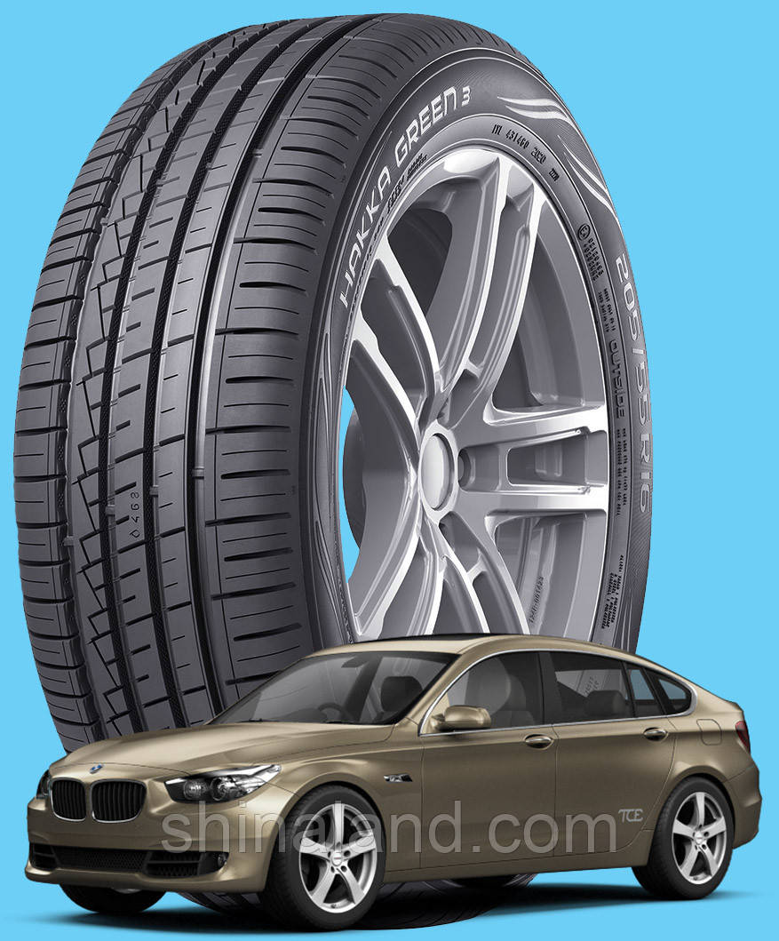 

Nokian Hakka Green 3 225/55 R17 101V XL ( Россия 2021) - Шины Bmw 5 2009 - (new)