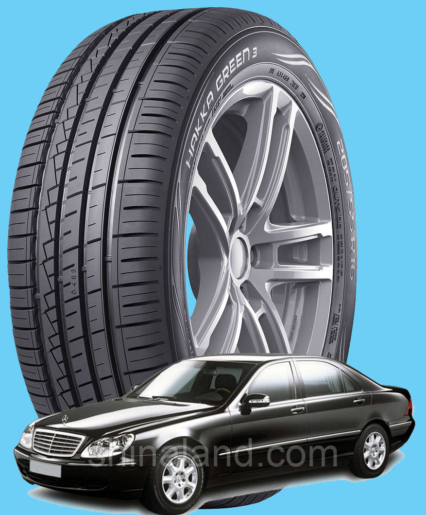 

Nokian Hakka Green 3 225/55 R17 101V XL ( Россия 2021) - Шины Mercedes-Benz S-Class (W220) 1999 - 2005 (new)