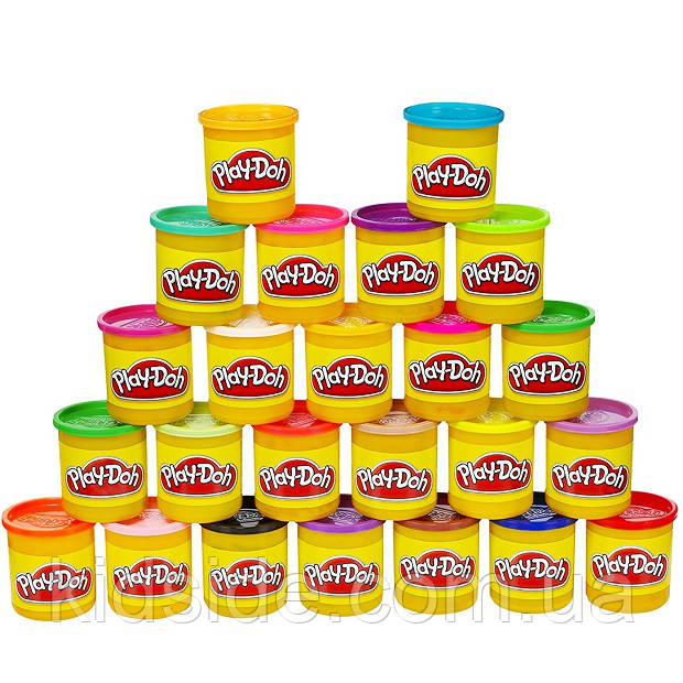 

Плей-До набор пластилина из 24 банок по 86 гр. Play-Doh 24-Pack Set Hasbro