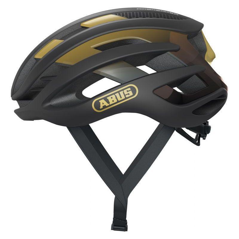 

Шолом велосипедний ABUS AIRBREAKER L 59-61 Black Gold (868313, Черный с золотистым