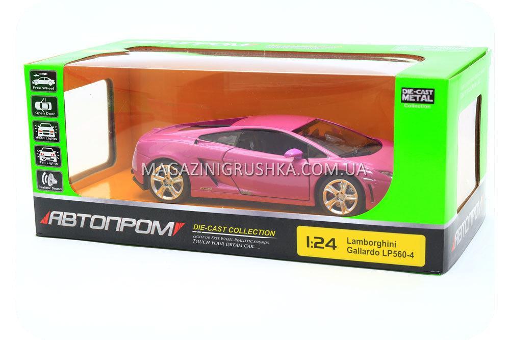 

Машинка игровая автопром «Lamborghini Gallardo LP560-4» Фиолетовый 68253A