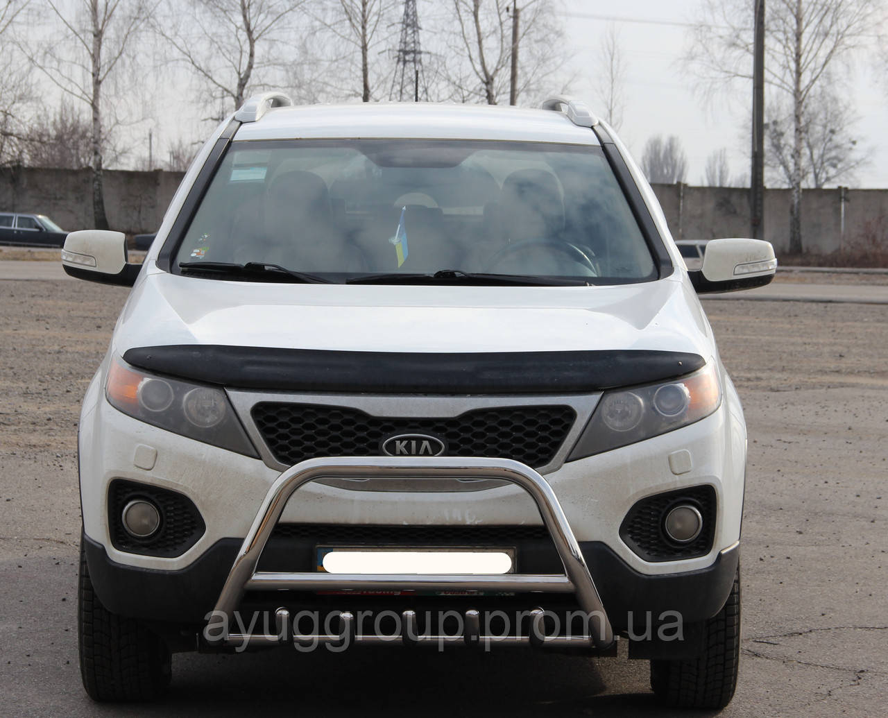 

Кенгурятник для Kia Sorento 2009-2015 защита заднего бампера дуги пороги