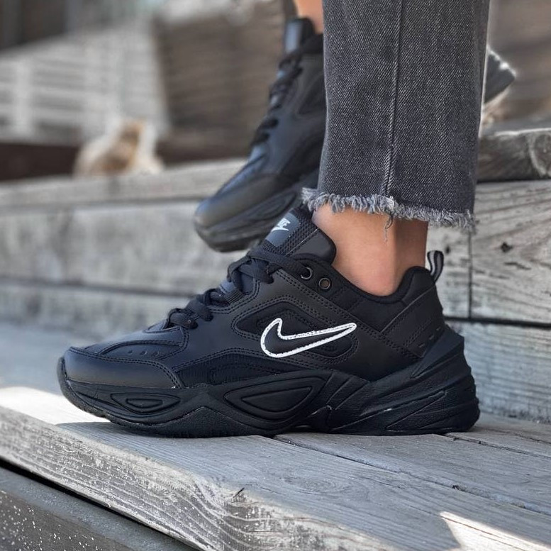 

Nike M2K Tekno Black | кроссовки женские; черные; осенние/весенние; на пене; найк 37, Черный