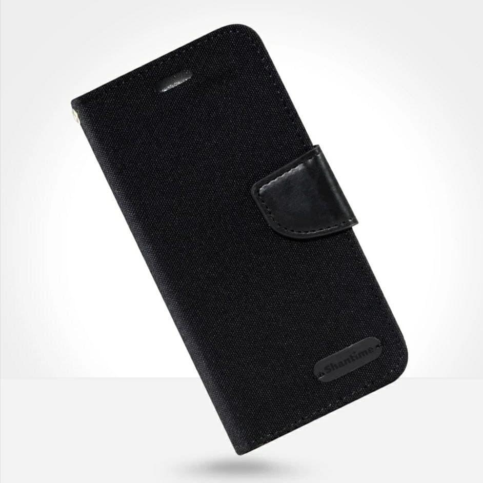 

Чехол-Книжка Textile для Tecno Spark 4 цвет Черный