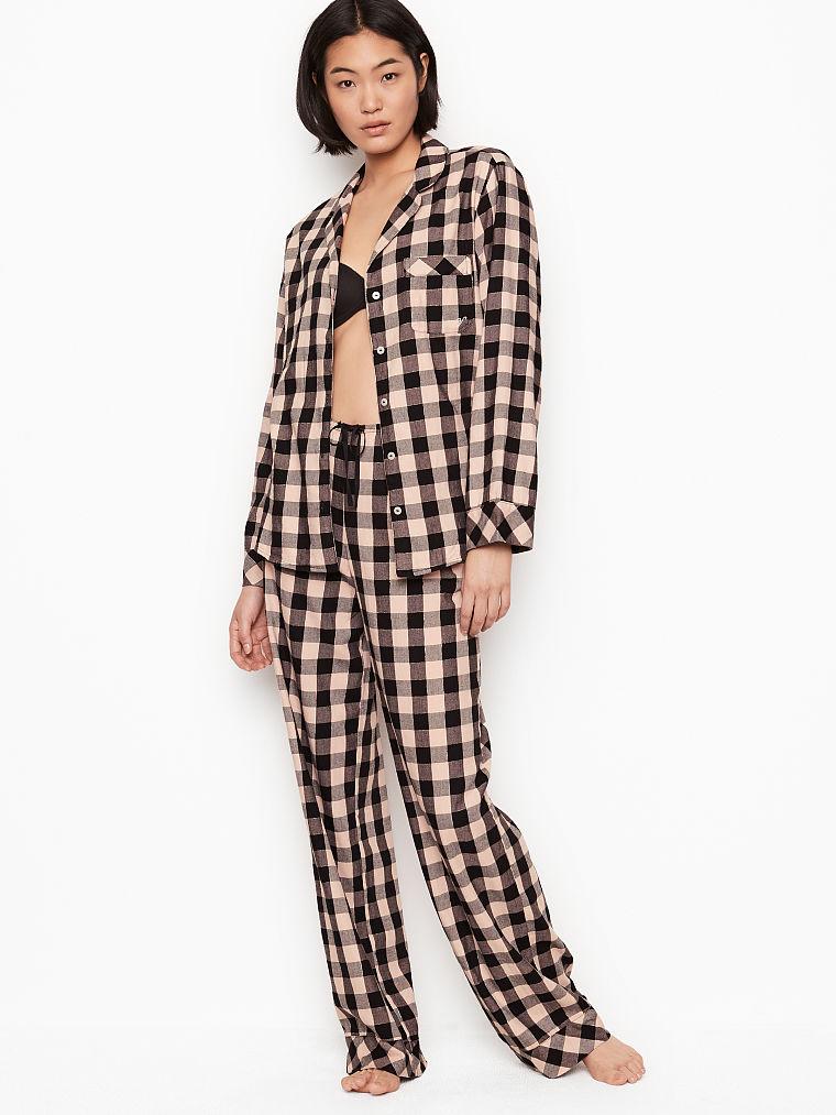 

Женская пижама Victoria's Secret art488399 (Черный/Розовый, размер L)