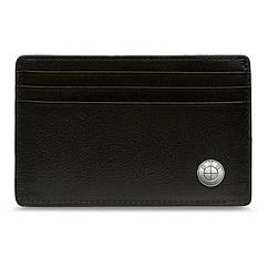 Шкіряний футляр для кредитних карт BMW, оригінальний чорний (80212454666)