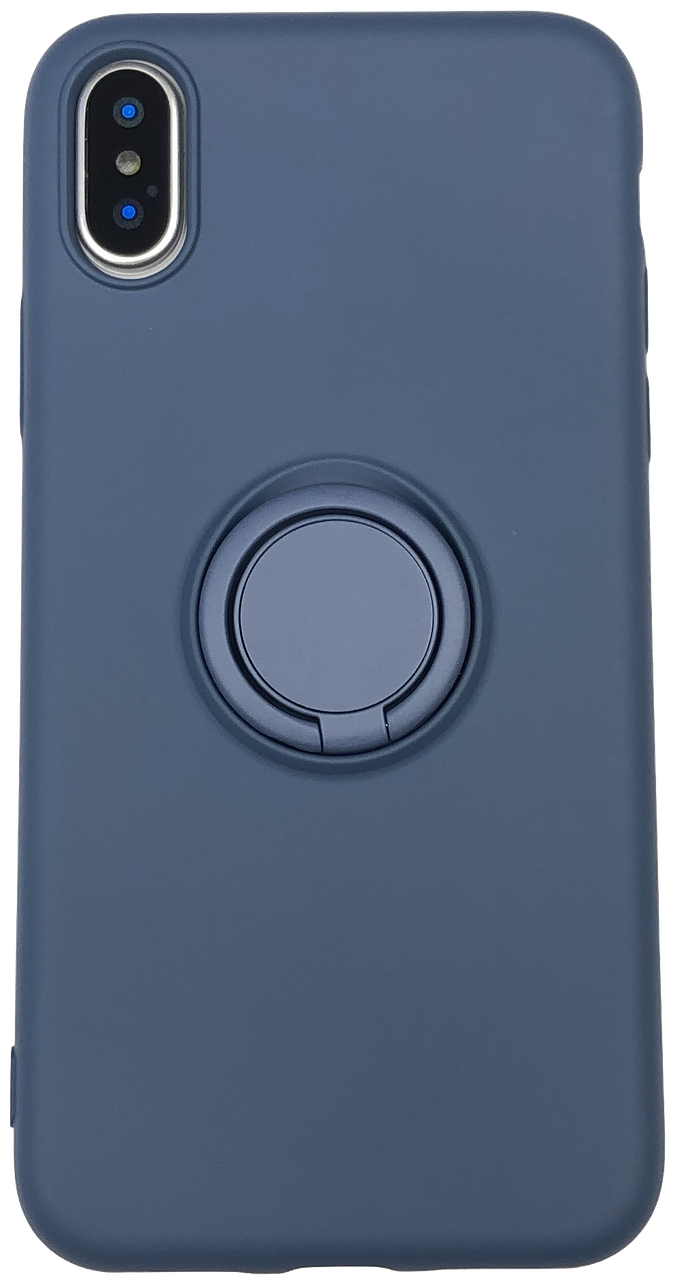 

Чехол с кольцом-держателем STR Ring Holder для IPhone XS/X - Dark Blue
