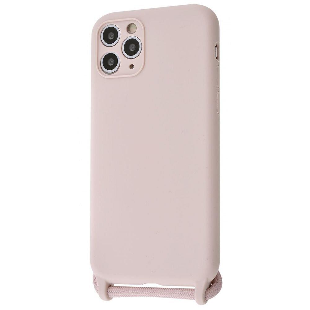 

Чехол с ремешком STR Phone Case (TPU) iPhone 11 - Pink sand