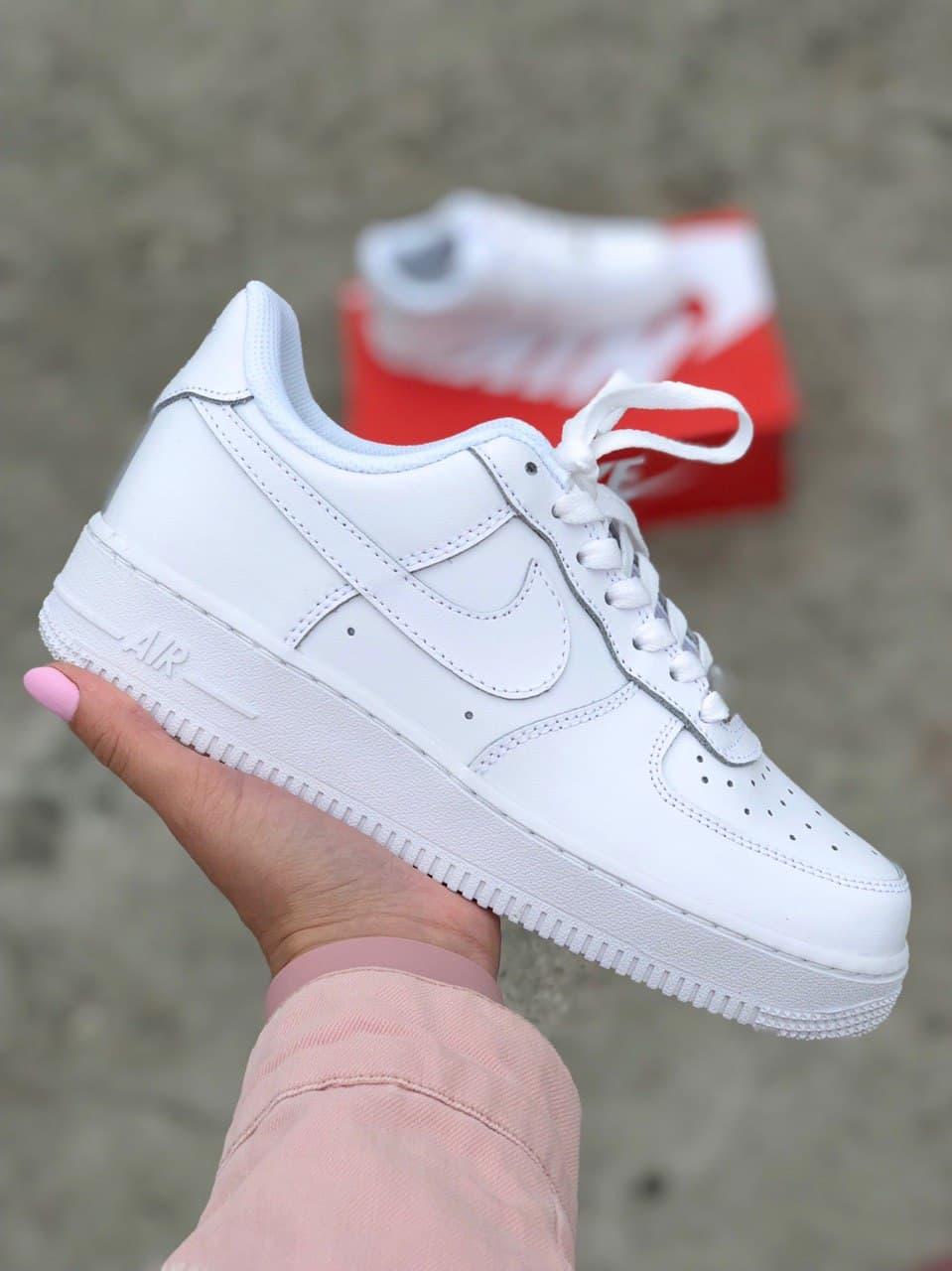 

Мужские кроссовки Nike Air Force 1 Classic White / Найк Аир Форс 1 Классик Белые 46, Белый