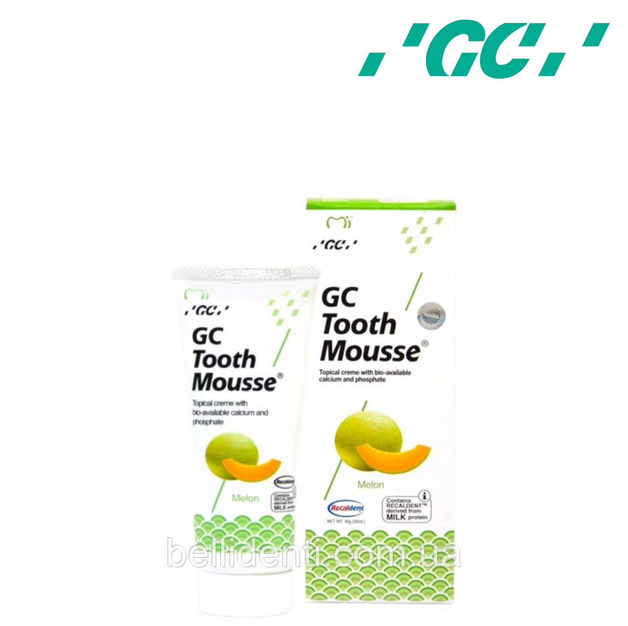 

Крем для зубов GC Tooth Mousse Melon 35 мл