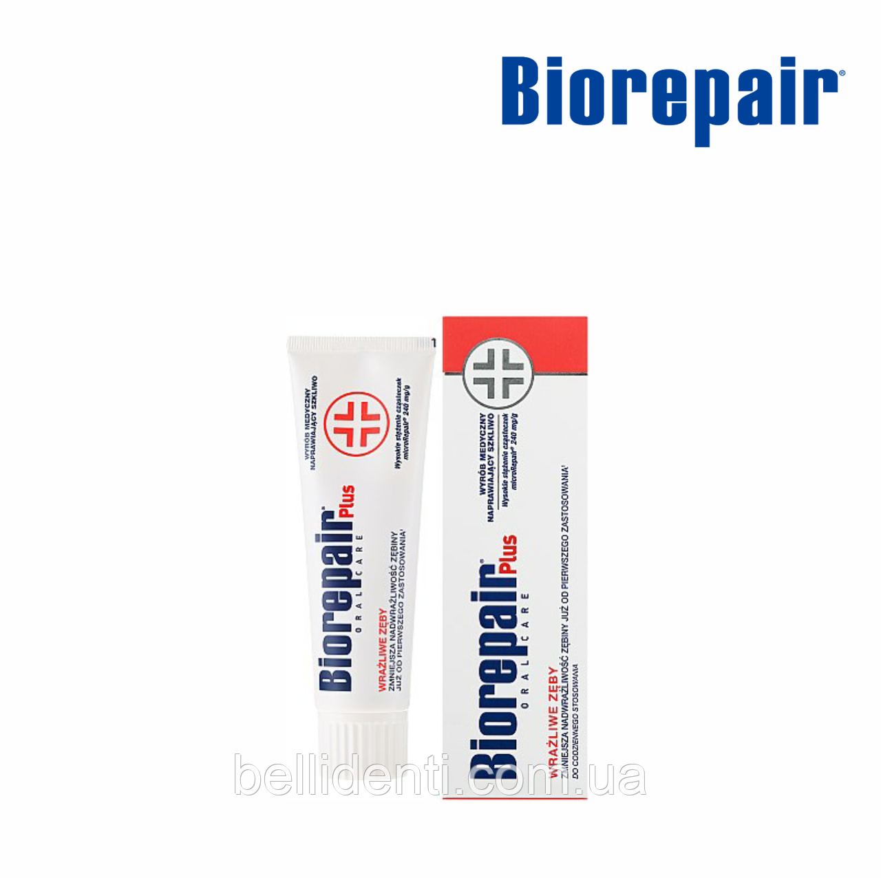 

Зубна паста BIOREPAIR Plus "Профессиональное избавление от чувствительности", 75 мл