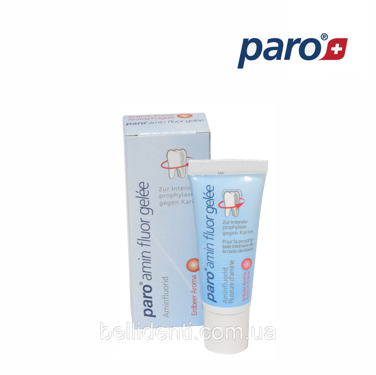 

Гель с аминофторидом paro amin fluor gel, для интенсивной профилактики кариеса, 25 г