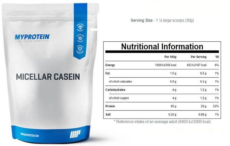 

Казеиновый протеин (медленный ,ночной) My Protein Протеины Micellar Casein (1 kg