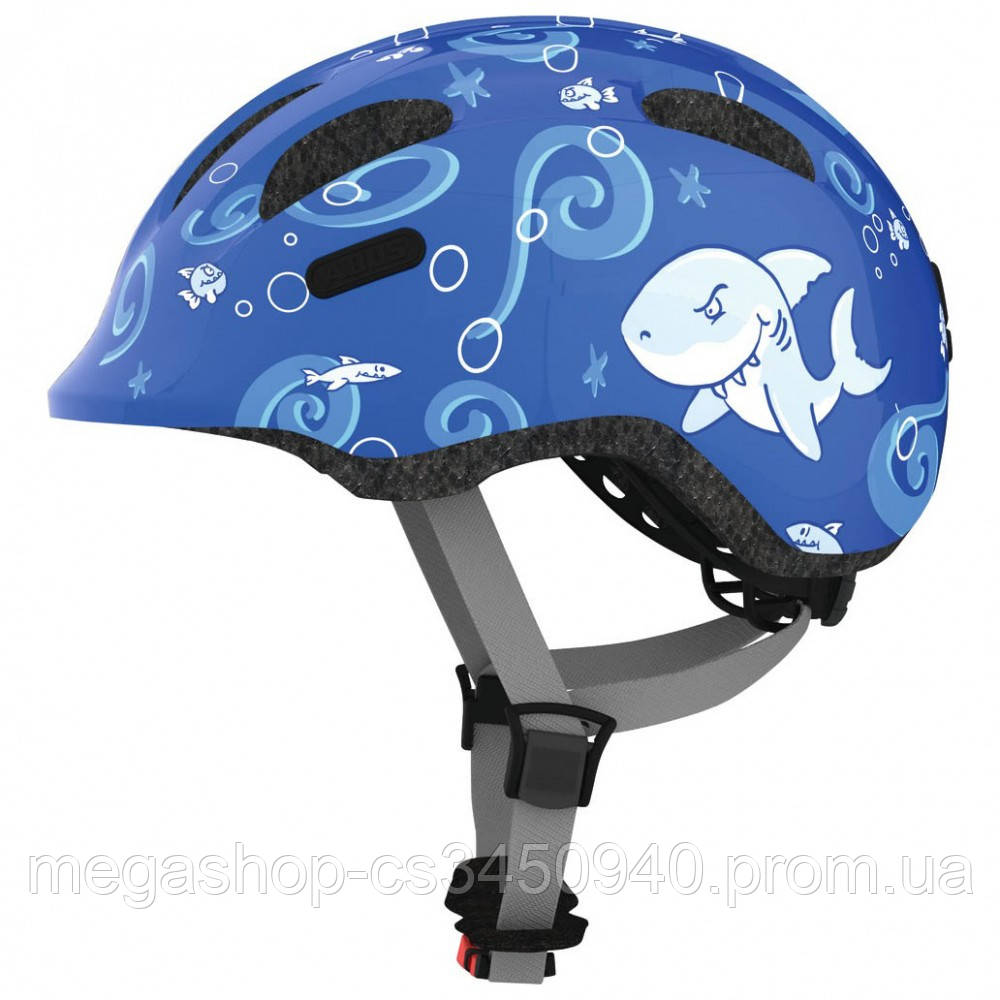 

Велосипедний дитячий шолом ABUS SMILEY 2.0 S 45-50 Blue Sharky 725746