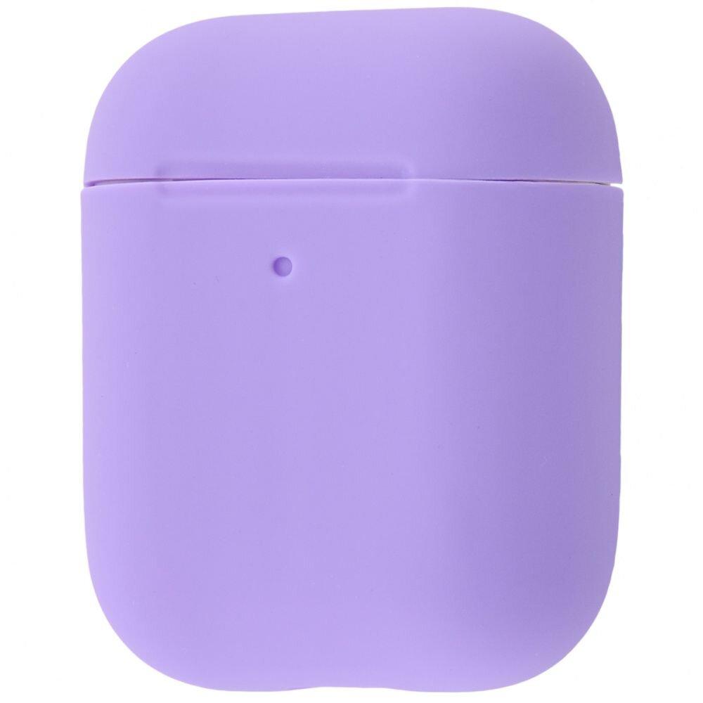 

Чехол STR Silicone Case Slim for AirPods 1/2 (light purple