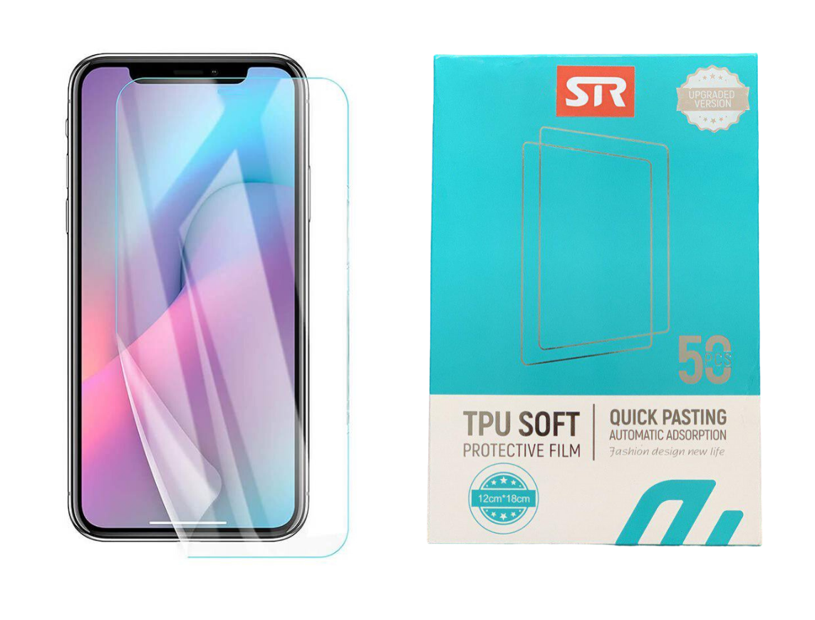 

Гидрогелевая пленка на экран STR Front Full для iPhone SE (2020) - Прозрачная, Crystal clear