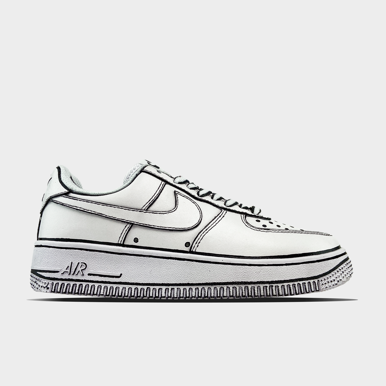 

Nike Air Force 1 Cartoon (Белый) жіночі чоловічі кросівки найк аир форс 42, 37