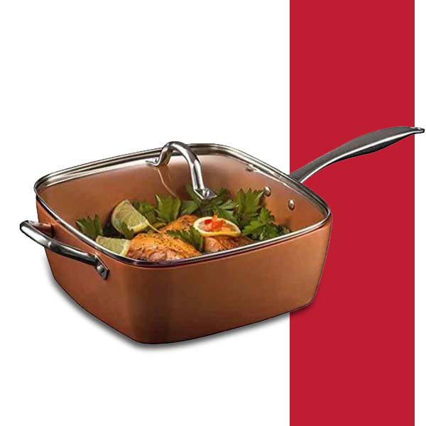 

Сковорода универсальная Copper Cook Deep Square Pan