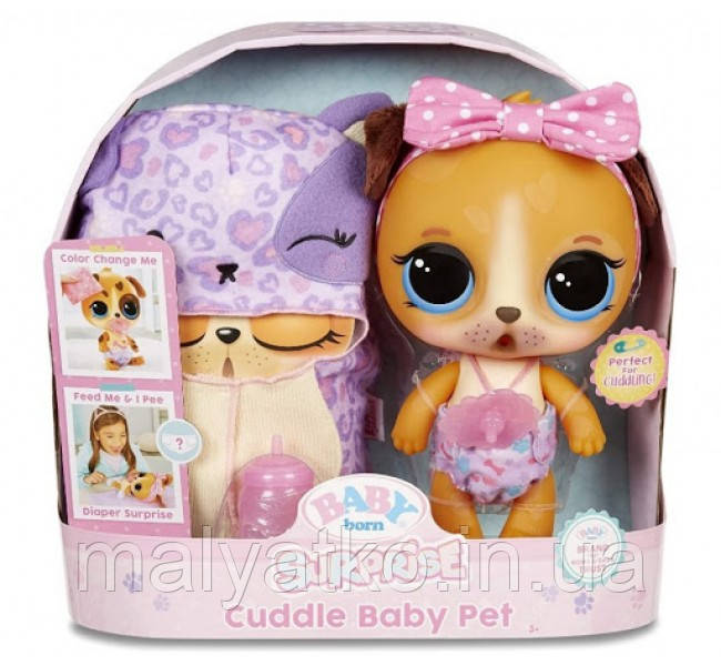 

Игровой набор Беби борн Питомец щенок Паппи Baby Born Surprise Cuddle Baby Pet Puppy