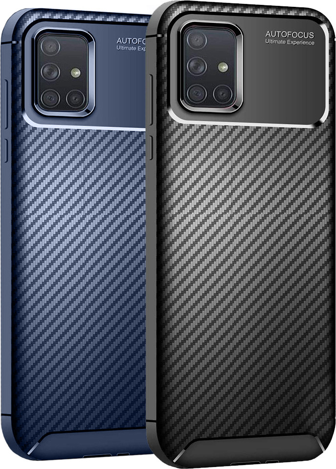 

Чехол накладка Autofocus Carbon Samsung Galaxy A71 A715 (Самсунг Галакси А71)