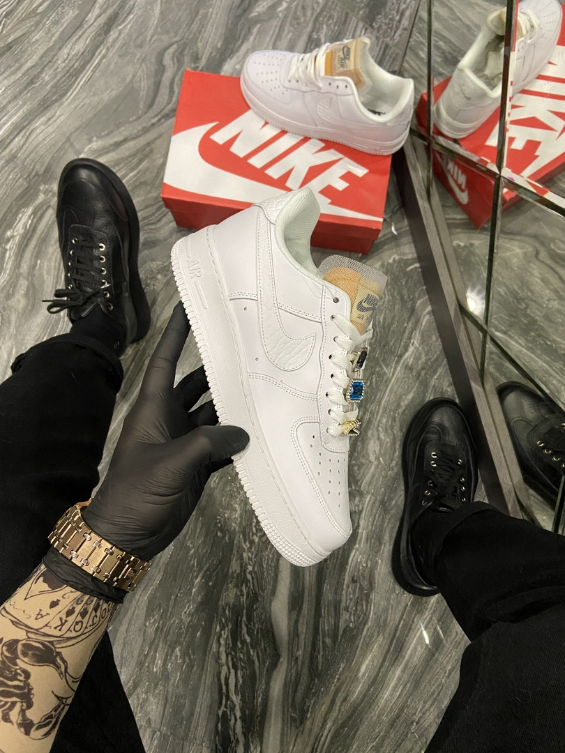 

Nike Air Force 1 Low White Beige (Белый) жіночі кросівки найк аір форс 40