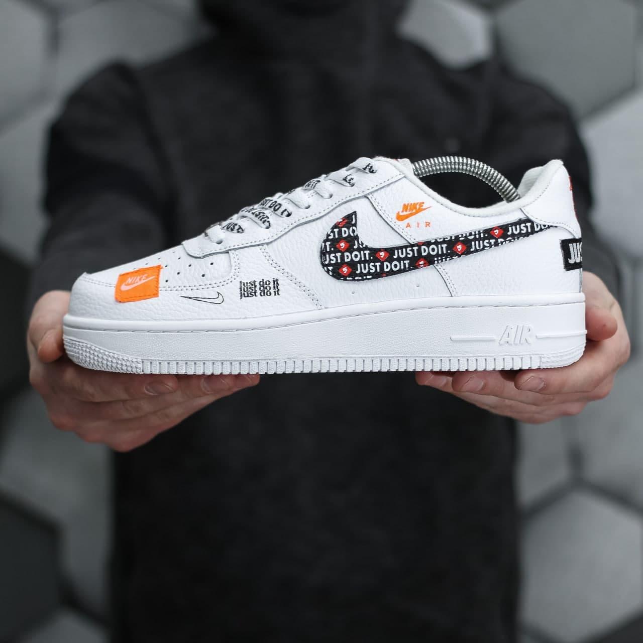 

Женские кроссовки Nike Air Force 1 Low Just Do It White / Найк Аир Форс 1 Лоу Джаст Ду Ит Белые 40, Белый