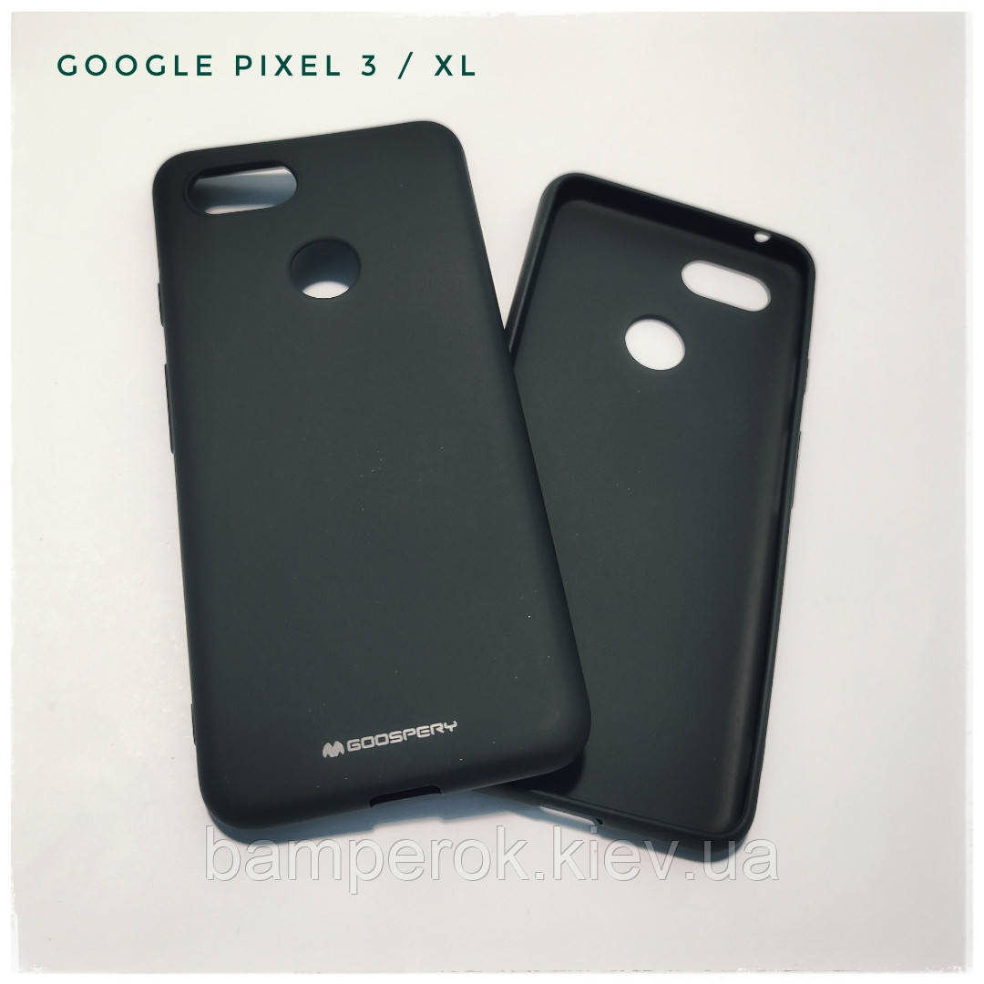 

Чехол СИЛИКОН софт тач для Google Pixel Пиксель 3XL ЧЕРНЫЙ