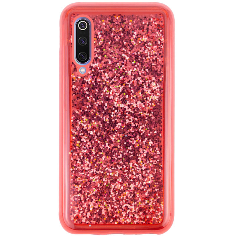 

TPU+PC чехол Sparkle (glitter) для Xiaomi Mi 9, Красный