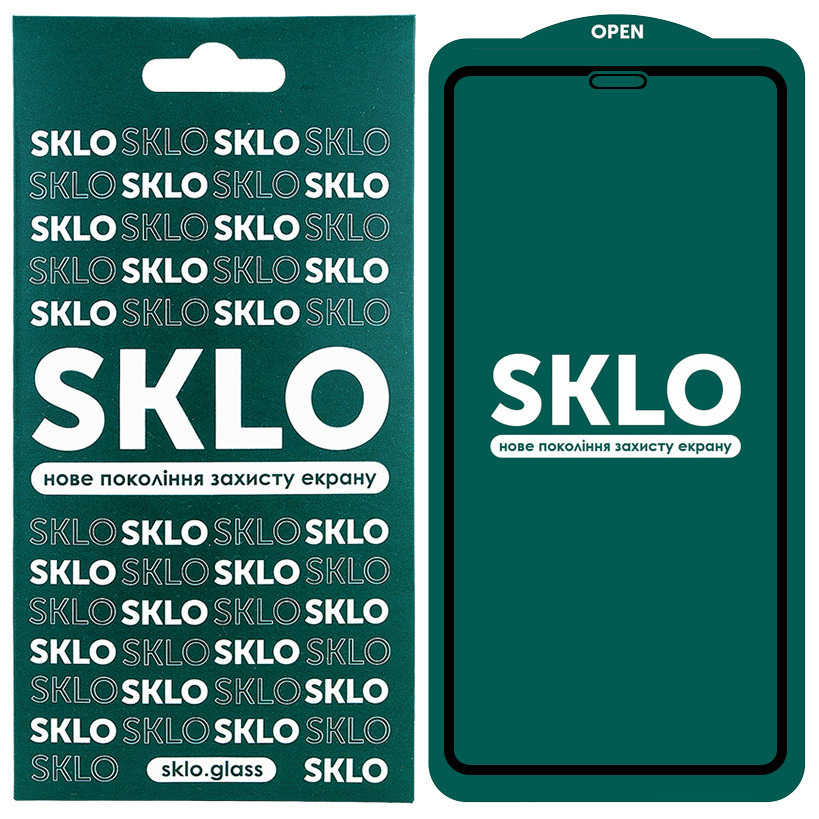 

Защитное стекло SKLO 5D (full glue) для Apple iPhone 12 Pro Max (6.7, Черный