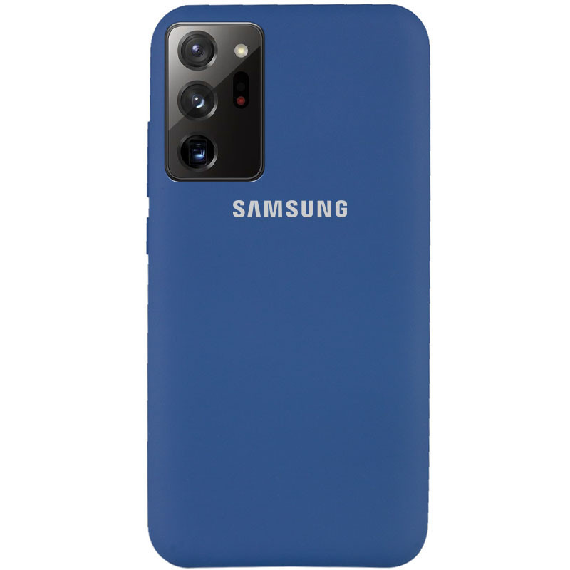 

Чехол Silicone Cover Full Protective (AA) для Samsung Galaxy Note 20 Ultra, Синий / navy blue